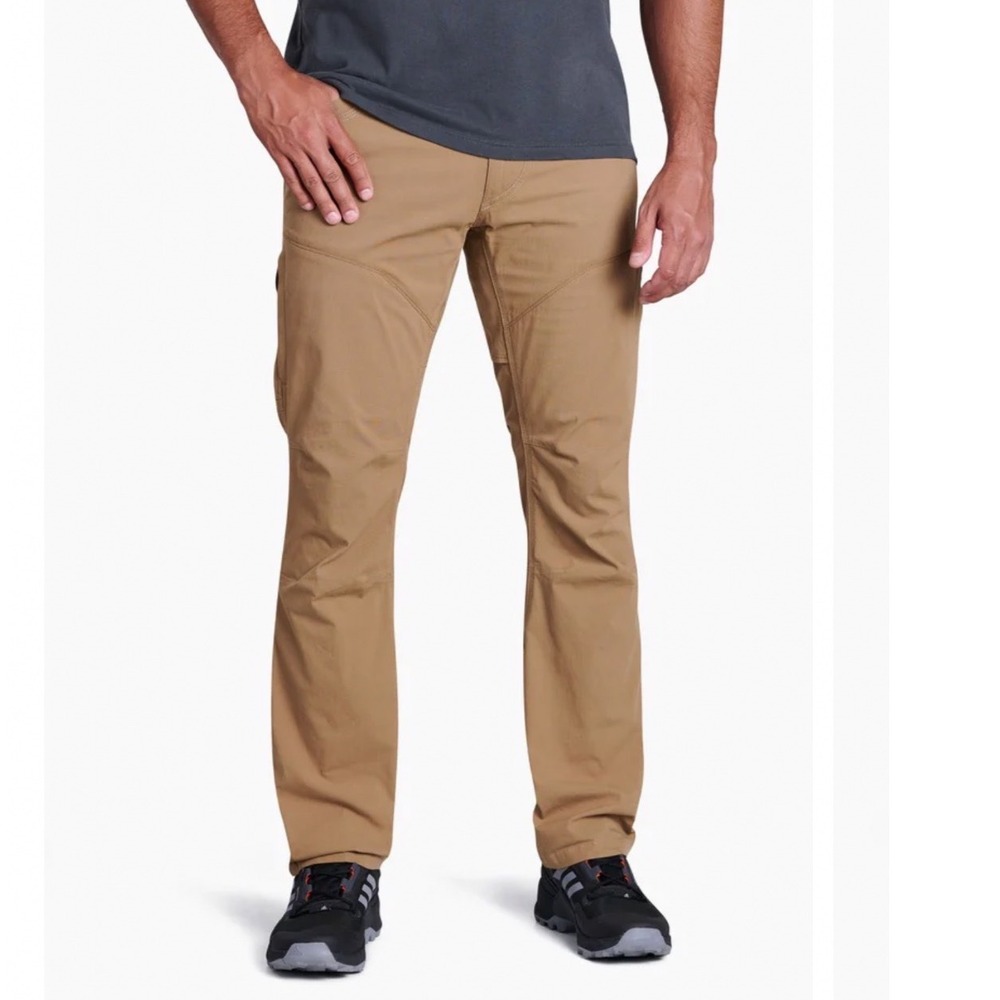 Kuhl Radikl Mens KONFIDANT AIR 32x30 Hiking Pants Khaki Technical Utility
